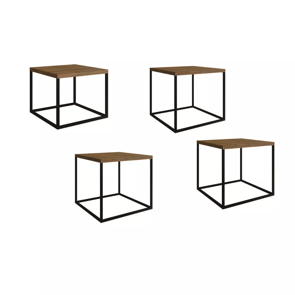 Conjunto 4 Mesas Cube